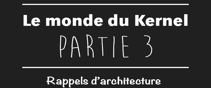 Architecture reminders